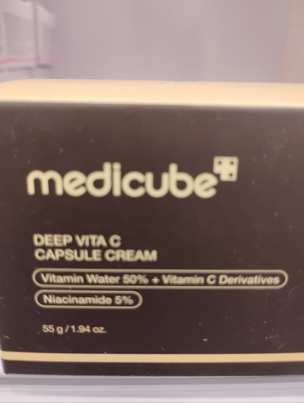 New Medicube Deep Vita C Capsule Cream — Gold Hydrating Radiance
